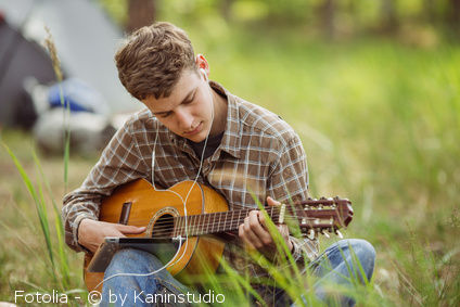JEfor-Guitare acoustique pour adolescents, kit de voyage pour